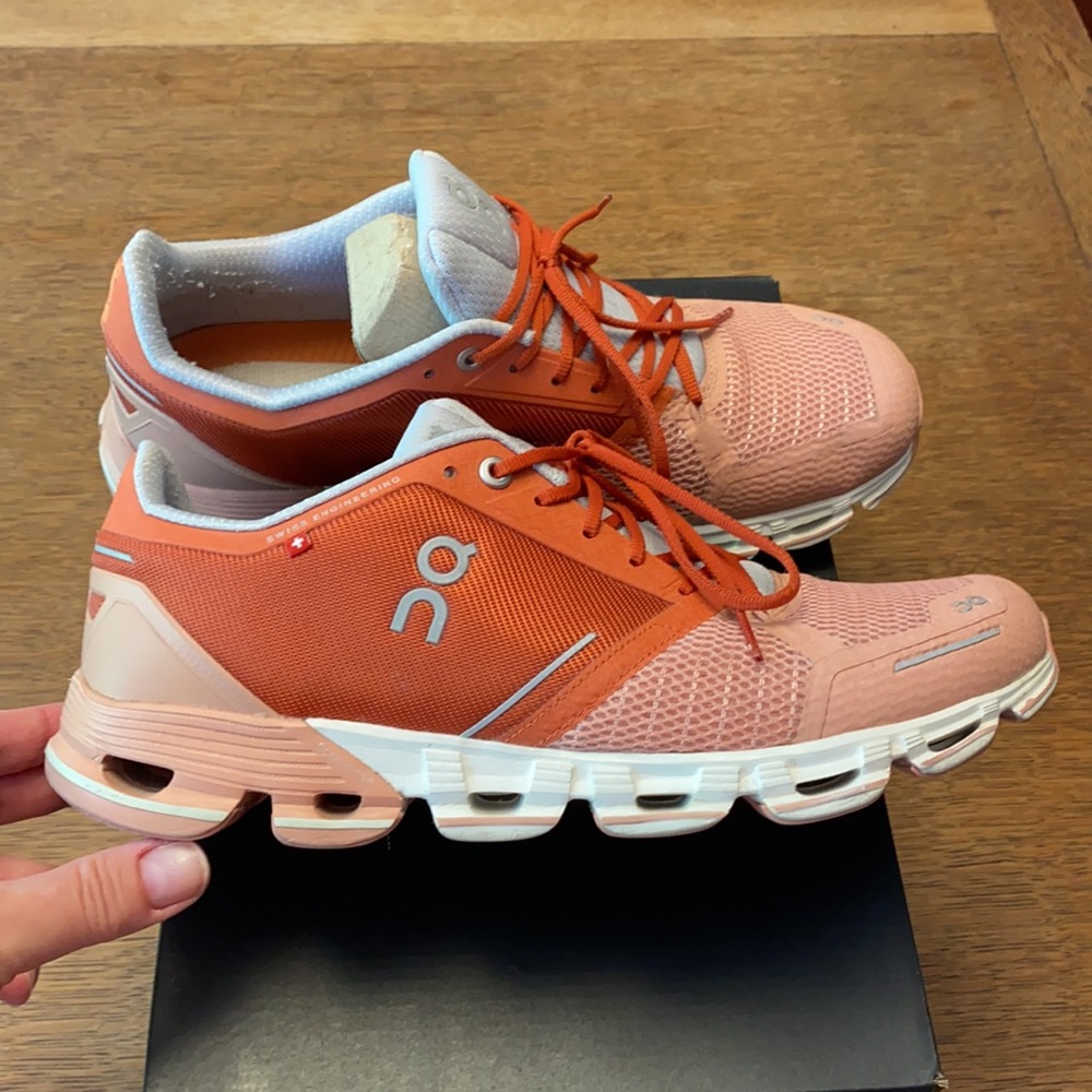 On Cloudflyer. Women’s 10. Worn only a few times.